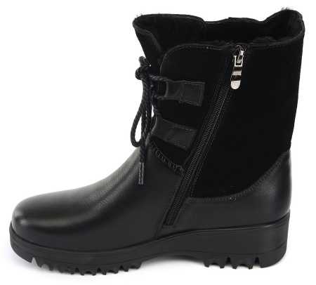 ЖЕНСКИЕ САПОГИ НАТУРАЛЬНАЯ КОЖА+ЗАМША/ НАТУРАЛЬНЫЙ МЕХ GUGU ГЕРМАНИЯ