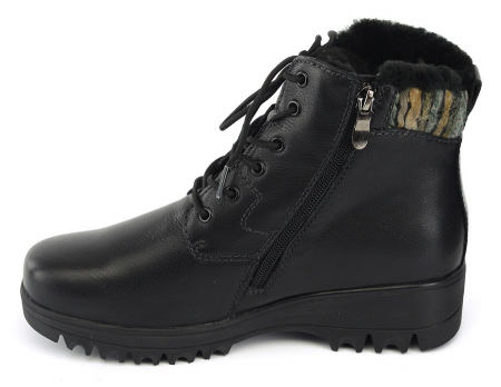 ЖЕНСКИЕ БОТИНКИ НАТУРАЛЬНАЯ КОЖА/ НАТУРАЛЬНЫЙ МЕХ GUGU ГЕРМАНИЯ