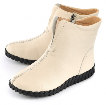 ЖЕНСКИЕ БОТИНКИ НАТУРАЛЬНАЯ КОЖА НАТУРАЛЬНЫЙ МЕХ GUGU ГЕРМАНИЯ