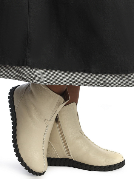 ЖЕНСКИЕ БОТИНКИ НАТУРАЛЬНАЯ КОЖА НАТУРАЛЬНЫЙ МЕХ GUGU ГЕРМАНИЯ