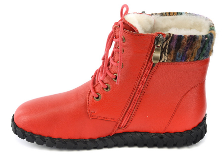 ЖЕНСКИЕ БОТИНКИ НАТУРАЛЬНАЯ КОЖА НАТУРАЛЬНЫЙ МЕХ GUGU ГЕРМАНИЯ