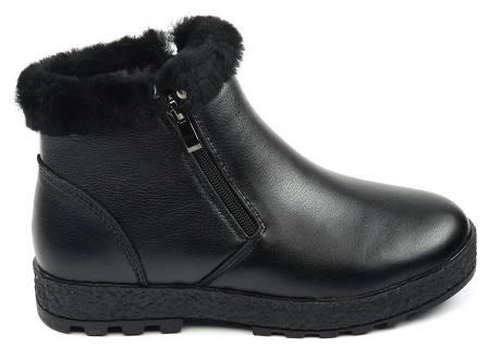 ЖЕНСКИЕ БОТИНКИ НАТУРАЛЬНАЯ КОЖА НАТУРАЛЬНЫЙ МЕХ GUGU ГЕРМАНИЯ