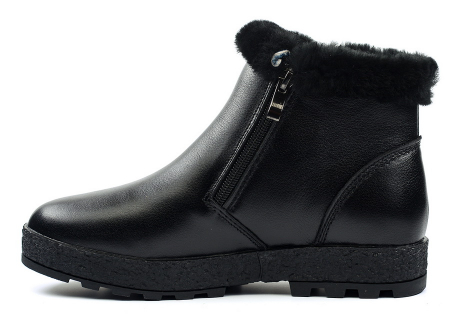 ЖЕНСКИЕ БОТИНКИ НАТУРАЛЬНАЯ КОЖА НАТУРАЛЬНЫЙ МЕХ GUGU ГЕРМАНИЯ