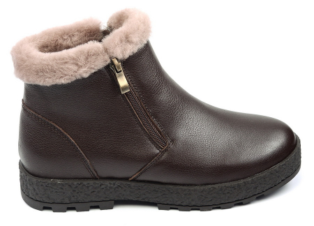 ЖЕНСКИЕ БОТИНКИ НАТУРАЛЬНАЯ КОЖА НАТУРАЛЬНЫЙ МЕХ GUGU ГЕРМАНИЯ