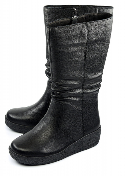 ЖЕНСКИЕ САПОГИ НАТУРАЛЬНАЯ КОЖА НАТУРАЛЬНЫЙ МЕХ GUGU ГЕРМАНИЯ