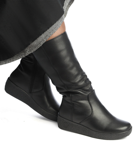 ЖЕНСКИЕ САПОГИ НАТУРАЛЬНАЯ КОЖА НАТУРАЛЬНЫЙ МЕХ GUGU ГЕРМАНИЯ