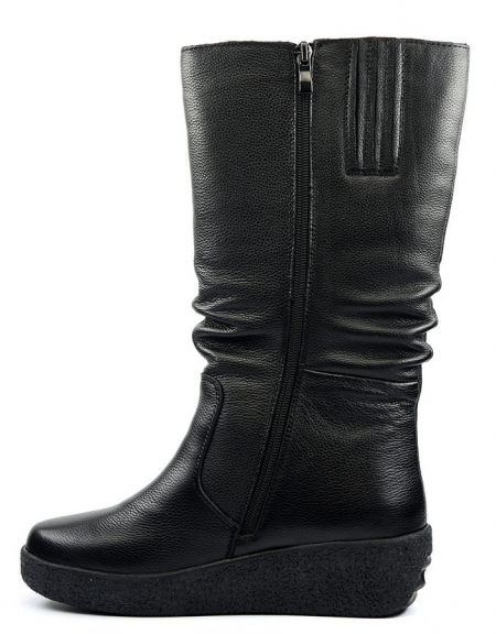 ЖЕНСКИЕ САПОГИ НАТУРАЛЬНАЯ КОЖА НАТУРАЛЬНЫЙ МЕХ GUGU ГЕРМАНИЯ