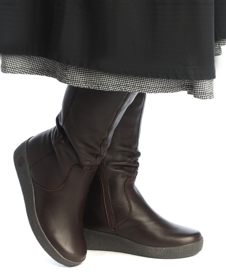 ЖЕНСКИЕ САПОГИ НАТУРАЛЬНАЯ КОЖА НАТУРАЛЬНЫЙ МЕХ GUGU ГЕРМАНИЯ