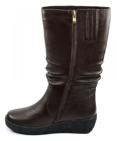 ЖЕНСКИЕ САПОГИ НАТУРАЛЬНАЯ КОЖА НАТУРАЛЬНЫЙ МЕХ GUGU ГЕРМАНИЯ