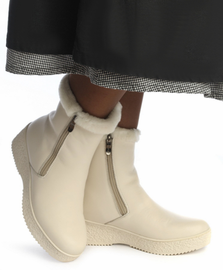 ЖЕНСКИЕ САПОГИ НАТУРАЛЬНАЯ КОЖА НАТУРАЛЬНЫЙ МЕХ GUGU ГЕРМАНИЯ