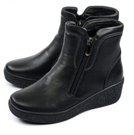 ЖЕНСКИЕ БОТИНКИ НАТУРАЛЬНАЯ КОЖА НАТУРАЛЬНЫЙ МЕХ GUGU ГЕРМАНИЯ