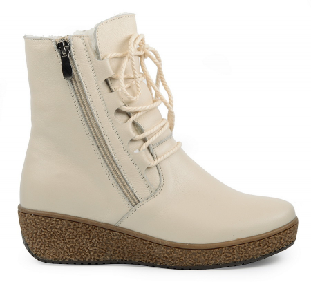 ЖЕНСКИЕ БОТИНКИ НАТУРАЛЬНАЯ КОЖА НАТУРАЛЬНЫЙ МЕХ GUGU ГЕРМАНИЯ