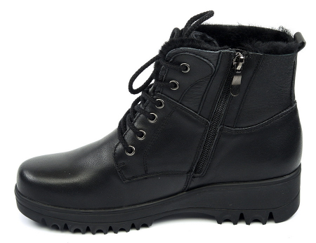 ЖЕНСКИЕ БОТИНКИ НАТУРАЛЬНАЯ КОЖА+ДУБЛЕНКА НАТУРАЛЬНЫЙ МЕХ GUGU ГЕРМАНИЯ