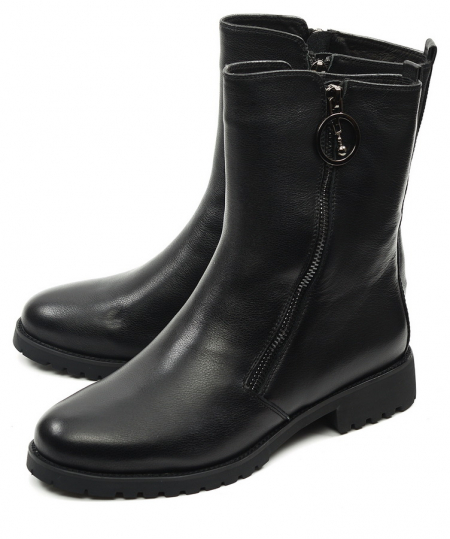 ЖЕНСКИЕ САПОГИ НАТУРАЛЬНАЯ КОЖА / НАТУРАЛЬНЫЙ МЕХ GUGU ГЕРМАНИЯ