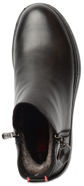 ЖЕНСКИЕ БОТИНКИ НАТУРАЛЬНАЯ КОЖА НАТУРАЛЬНЫЙ МЕХ GUGU ГЕРМАНИЯ