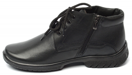 МУЖСКИЕ БОТИНКИ НАТУРАЛЬНАЯ КОЖА/ ШЕРСТЬ РОСВЕСТ РОССИЯ