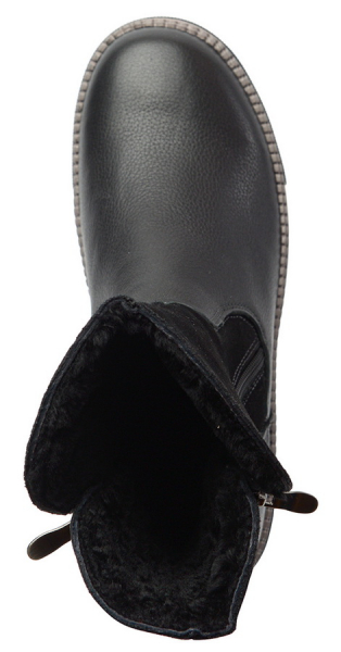 ЖЕНСКИЕ САПОГИ НАТУРАЛЬНАЯ КОЖА+ЗАМША / НАТУРАЛЬНЫЙ МЕХ GUGU ГЕРМАНИЯ