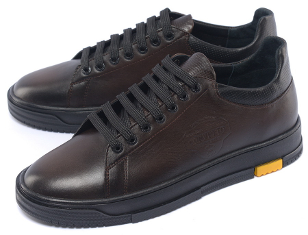 МУЖСКИЕ КЕДЫ НАТУРАЛЬНАЯ КОЖА CORVETTO ИТАЛИЯ