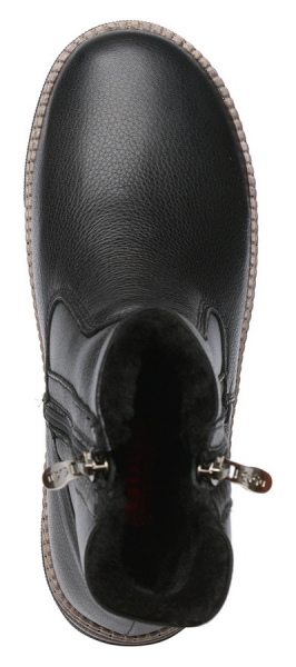 ЖЕНСКИЕ БОТИНКИ НАТУРАЛЬНАЯ КОЖА+ДУБЛЕНКА / НАТУРАЛЬНЫЙ МЕХ GUGU ГЕРМАНИЯ