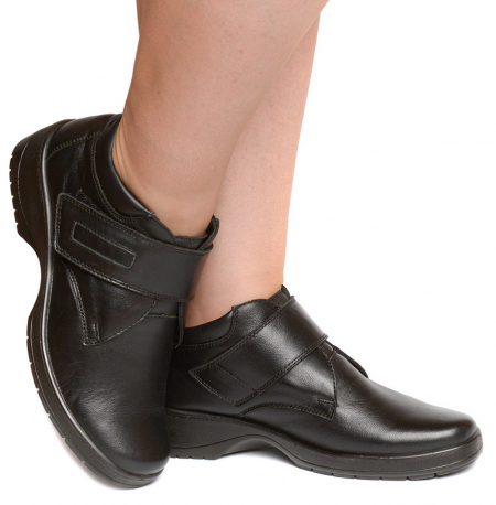 ЖЕНСКИЕ БОТИНКИ НАТУРАЛЬНАЯ КОЖА / БАЙКА РОСВЕСТ РОССИЯ