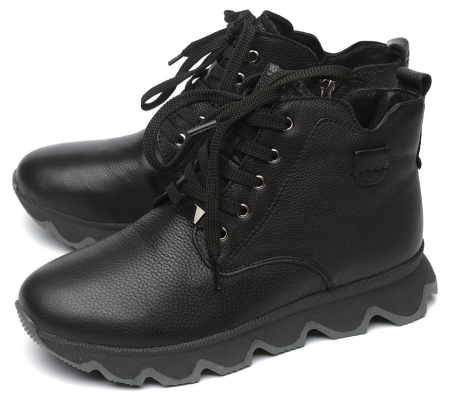 ЖЕНСКИЕ БОТИНКИ НАТУРАЛЬНАЯ КОЖА НАТУРАЛЬНЫЙ МЕХ GUGU ГЕРМАНИЯ