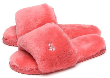 ТАПОЧКИ ЖЕНСКИЕ НАТУРАЛЬНЫЙ МЕХ GUGU