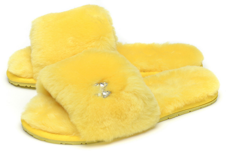 ТАПОЧКИ ЖЕНСКИЕ НАТУРАЛЬНЫЙ МЕХ GUGU