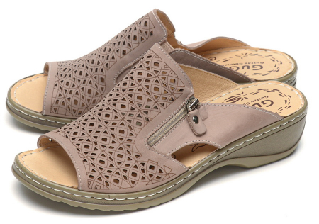 ЖЕНСКИЕ САБО НАТУРАЛЬНАЯ КОЖА GUGU ГЕРМАНИЯ