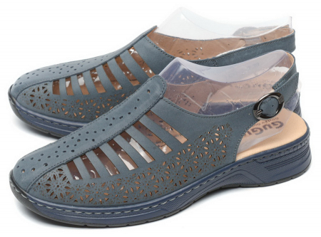 ЖЕНСКИЕ БОСОНОЖКИ НАТУРАЛЬНАЯ КОЖА GUGU ГЕРМАНИЯ