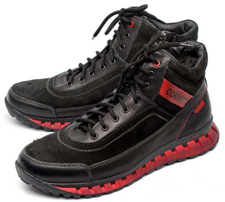 МУЖСКИЕ КРОССОВКИ НАТУРАЛЬНАЯ КОЖА / ШЕРСТЬ CORVETTO ИТАЛИЯ