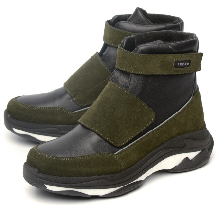 ЖЕНСКИЕ БОТИНКИ ПОЛУСПОРТИВНЫЕ НАТУРАЛЬНАЯ КОЖА + ВЕЛЮР / БАЙКА МАРКО БЕЛАРУСЬ