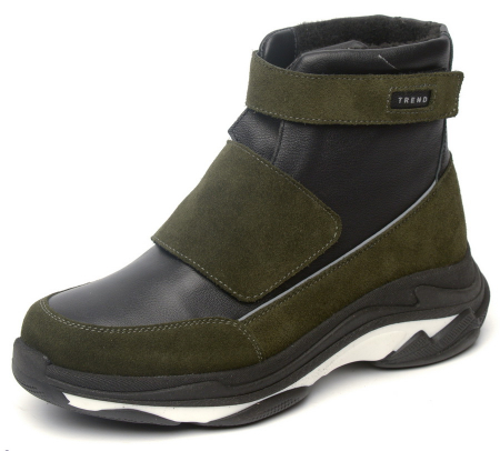 ЖЕНСКИЕ БОТИНКИ ПОЛУСПОРТИВНЫЕ НАТУРАЛЬНАЯ КОЖА + ВЕЛЮР / БАЙКА МАРКО БЕЛАРУСЬ