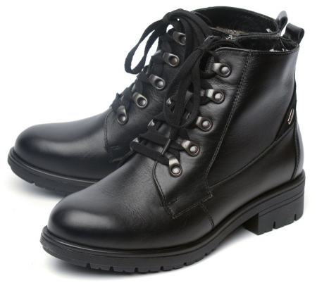 ЖЕНСКИЕ БОТИНКИ НАТУРАЛЬНАЯ КОЖА / ШЕРСТЬ МАРКО БЕЛАРУСЬ