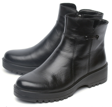 ЖЕНСКИЕ БОТИНКИ НАТУРАЛЬНАЯ КОЖА / БАЙКА МАРКО БЕЛАРУСЬ