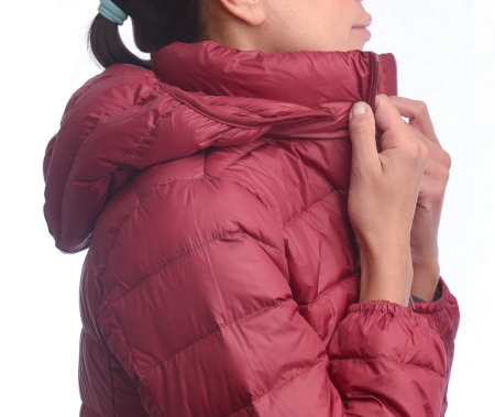 ЖЕНСКАЯ УЛЬТРАЛЁГКАЯ ПУХОВАЯ КУРТКА ДЛИННАЯ L(42)-7XL(56) BINIFOOT/BNF