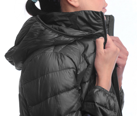 ЖЕНСКАЯ УЛЬТРАЛЁГКАЯ ПУХОВАЯ КУРТКА ДЛИННАЯ L(42)-7XL(56) BINIFOOT/BNF