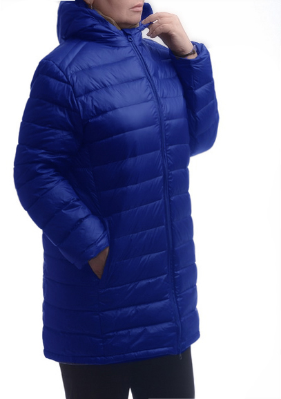 УЛЬТРАЛЕГКАЯ ПУХОВАЯ КУРТКА УДЛИНЕННАЯ L(46)-8XL(62)