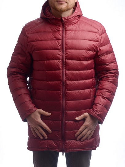 УЛЬТРАЛЕГКАЯ ПУХОВАЯ КУРТКА УДЛИНЕННАЯ L(46)-8XL(62)