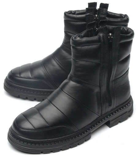 МУЖСКИЕ БОТИНКИ НАТУРАЛЬНАЯ КОЖА / ШЕРСТЬ CORVETTO