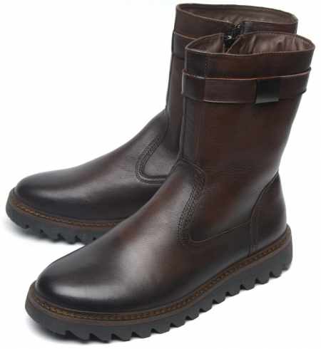 МУЖСКИЕ САПОГИ НАТУРАЛЬНАЯ КОЖА / НАТУРАЛЬНЫЙ МЕХ CORVETTO