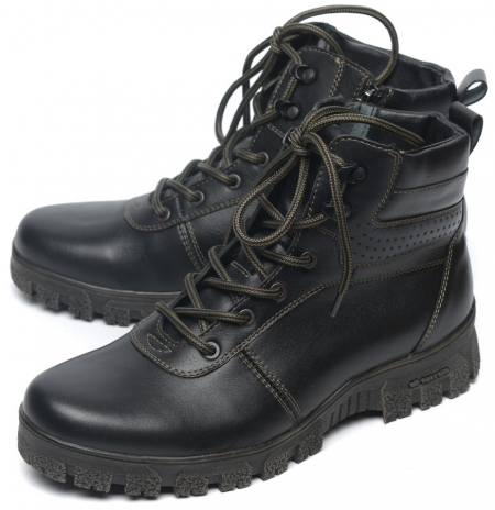 МУЖСКИЕ БОТИНКИ НАТУРАЛЬНАЯ КОЖА / ШЕРСТЬ РОСВЕСТ РОССИЯ