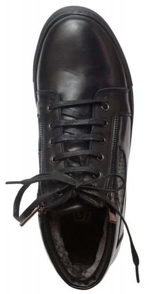 МУЖСКИЕ БОТИНКИ НАТУРАЛЬНАЯ КОЖА / НАТУРАЛЬНЫЙ МЕХ GUGU ГЕРМАНИЯ