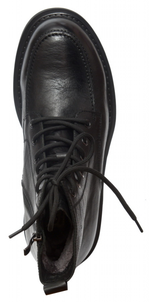 МУЖСКИЕ БОТИНКИ НАТУРАЛЬНАЯ КОЖА / НАТУРАЛЬНЫЙ МЕХ GUGU ГЕРМАНИЯ