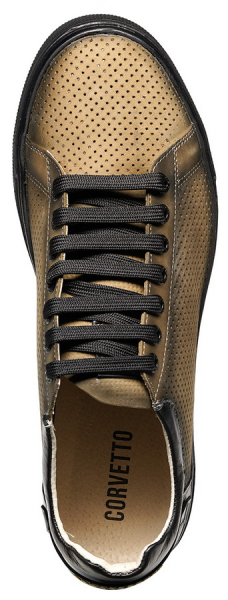 МУЖСКИЕ КРОССОВКИ НАТУРАЛЬНАЯ КОЖА (НУБУК) CORVETTO ИТАЛИЯ