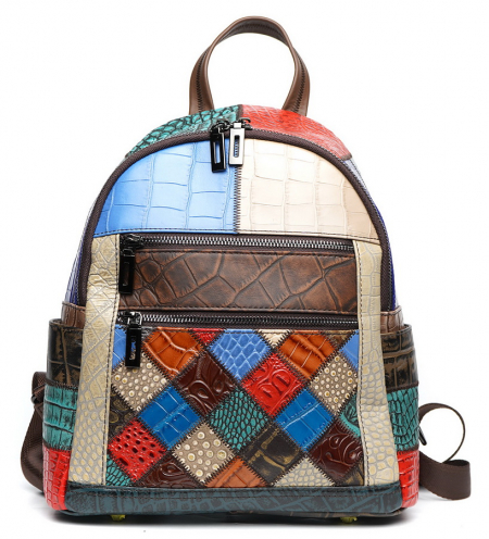 ЖЕНСКИЙ РЮКЗАК НАТУРАЛЬНАЯ КОЖА KIKILOK КОРЕЯ