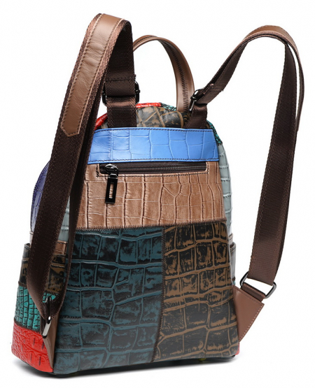 ЖЕНСКИЙ РЮКЗАК НАТУРАЛЬНАЯ КОЖА KIKILOK КОРЕЯ