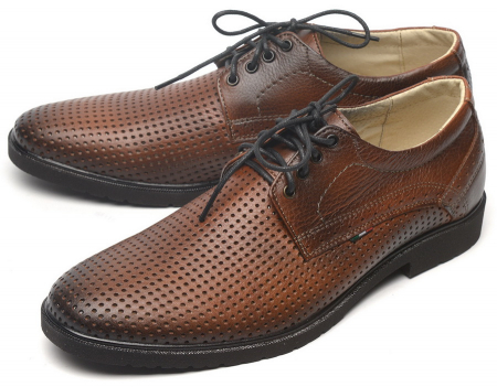 МУЖСКИЕ ТУФЛИ ЛЕТНИЕ НАТУРАЛЬНАЯ КОЖА CORVETTO ИТАЛИЯ