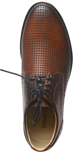 МУЖСКИЕ ТУФЛИ ЛЕТНИЕ НАТУРАЛЬНАЯ КОЖА CORVETTO ИТАЛИЯ