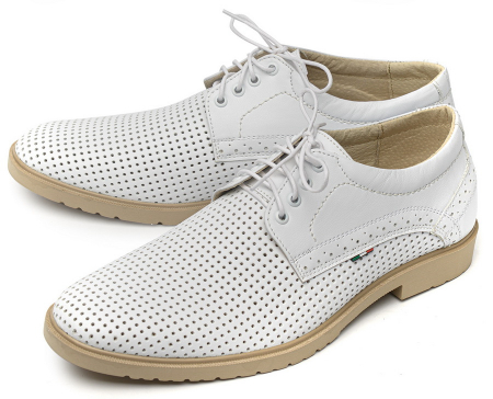 МУЖСКИЕ ТУФЛИ ЛЕТНИЕ НАТУРАЛЬНАЯ КОЖА CORVETTO ИТАЛИЯ