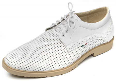 МУЖСКИЕ ТУФЛИ ЛЕТНИЕ НАТУРАЛЬНАЯ КОЖА CORVETTO ИТАЛИЯ